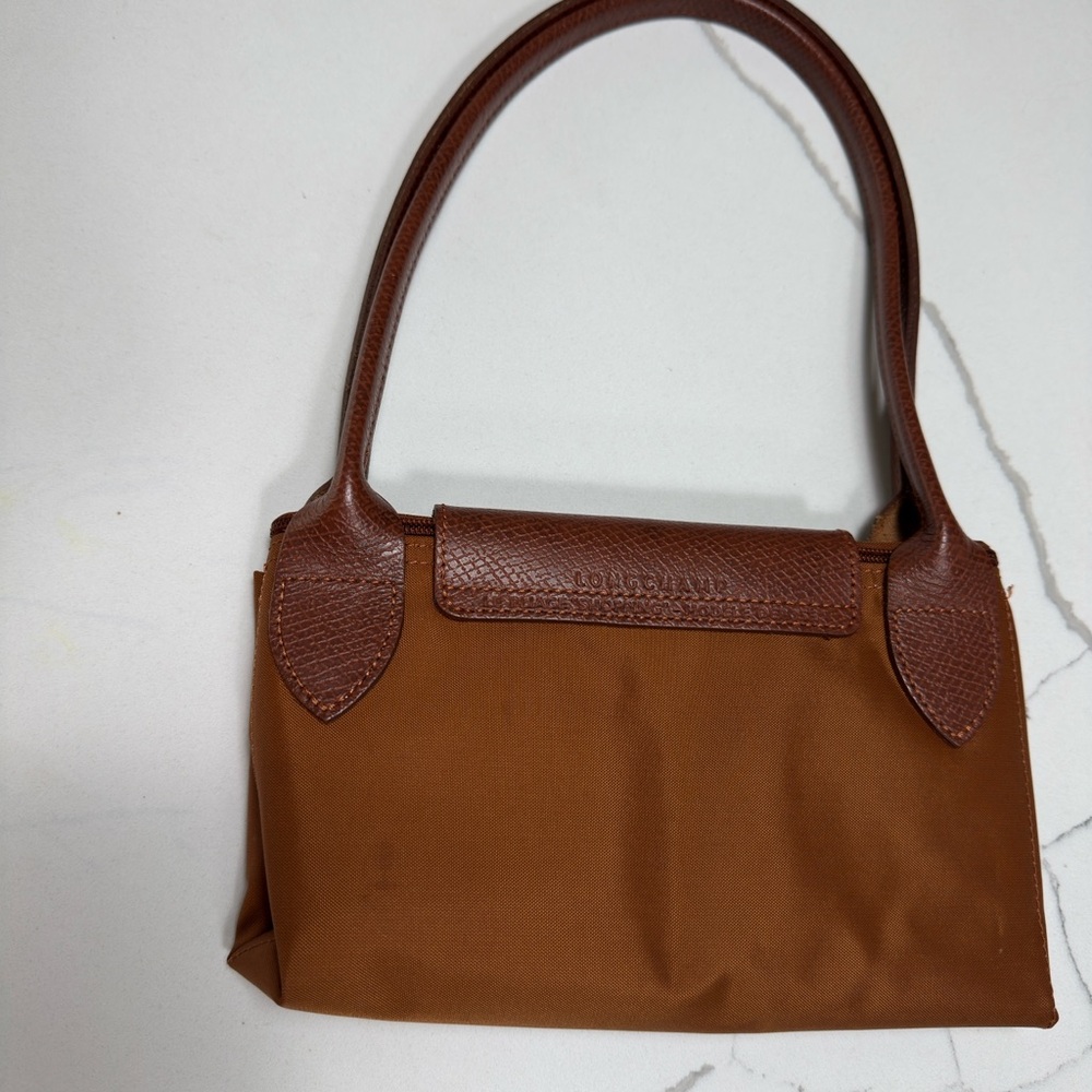 Longchamp Tan and Brown Shoulder Bag - Picture 2 of 4